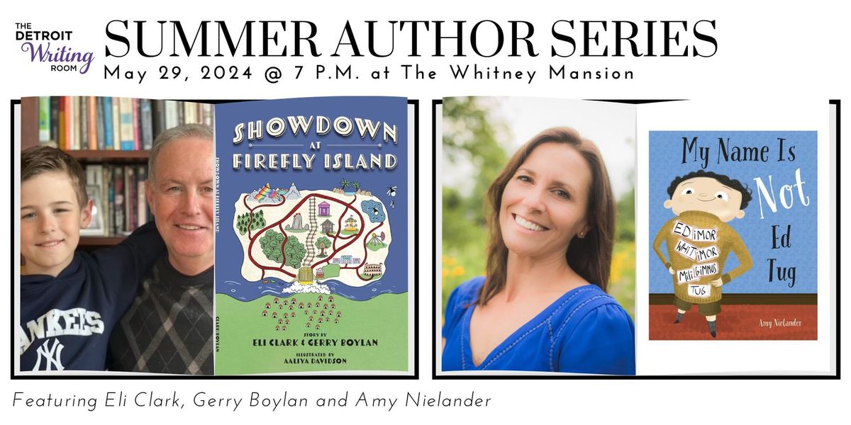 Summer Author Series ft. Gerry Boylan and Amy Nielander