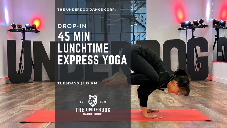 45 minute Lunchtime Express Yoga Drop-In