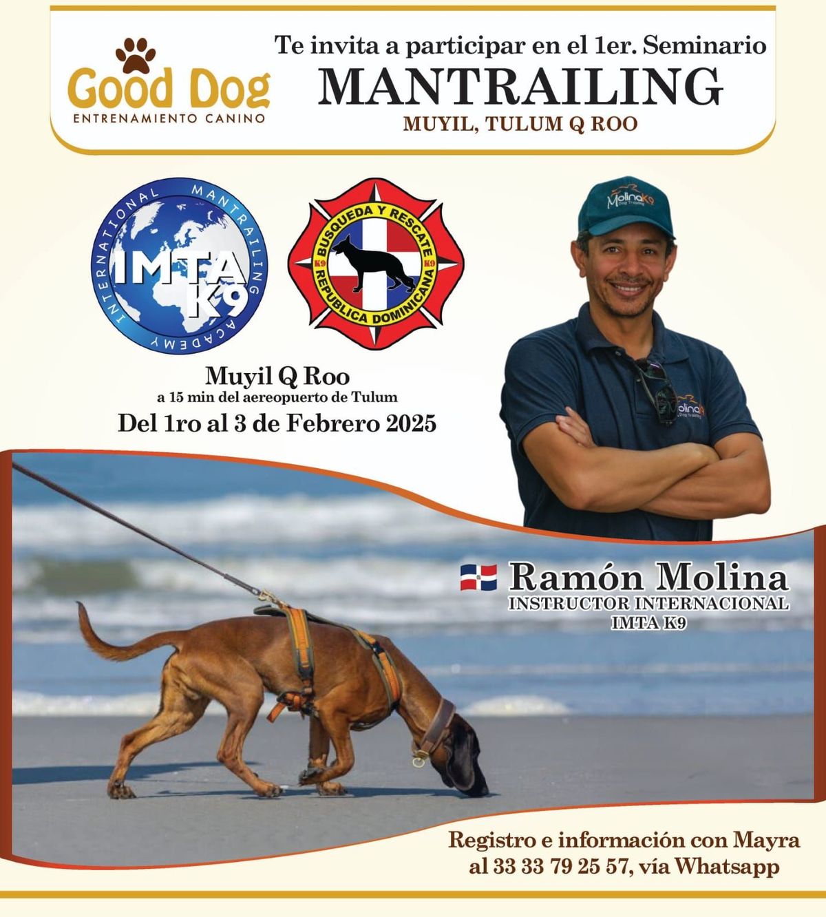 Mantrailing Muyil Quintana Roo