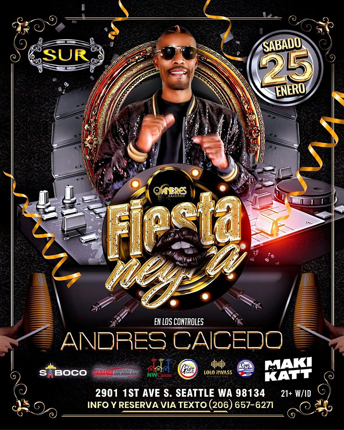 FISTA NEGRA - ANDRES CAICEDO