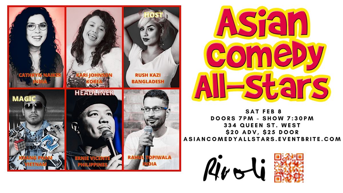 Asian Comedy All-Stars with headliner Ernie Vicente!