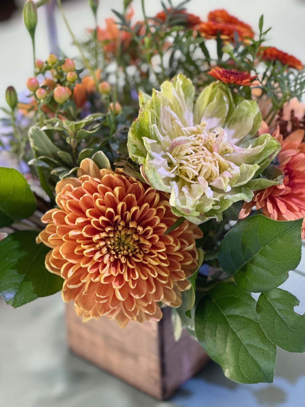 Thanksgiving Centerpiece Floral Design Workshop