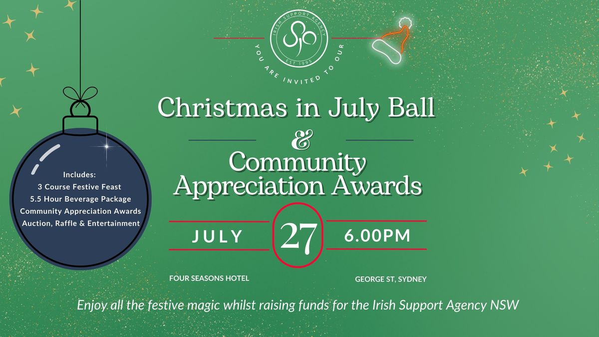 Christmas in July Ball and Community Appreciation Awards
