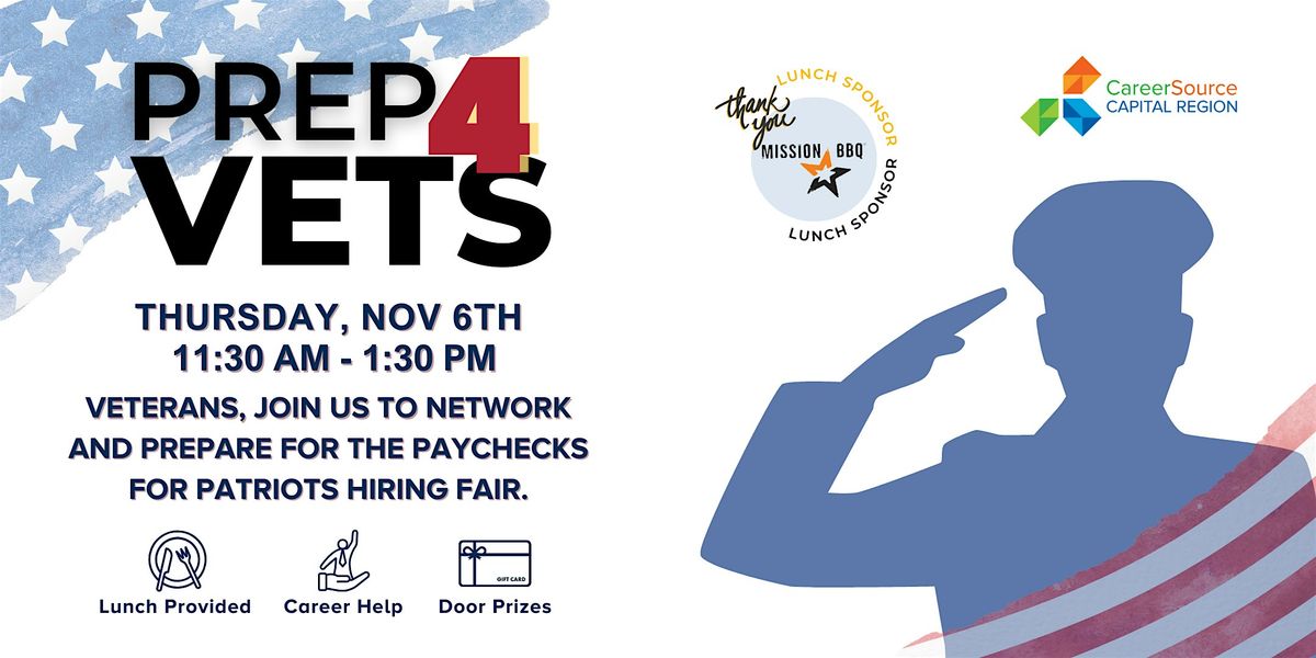 Prep for Vets Lunch and Learn