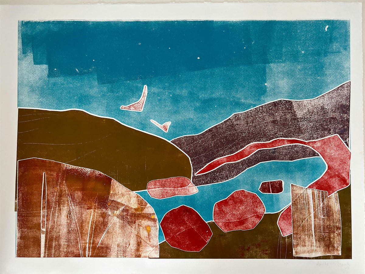 Pochoir Monotype Printmaking Workshop
