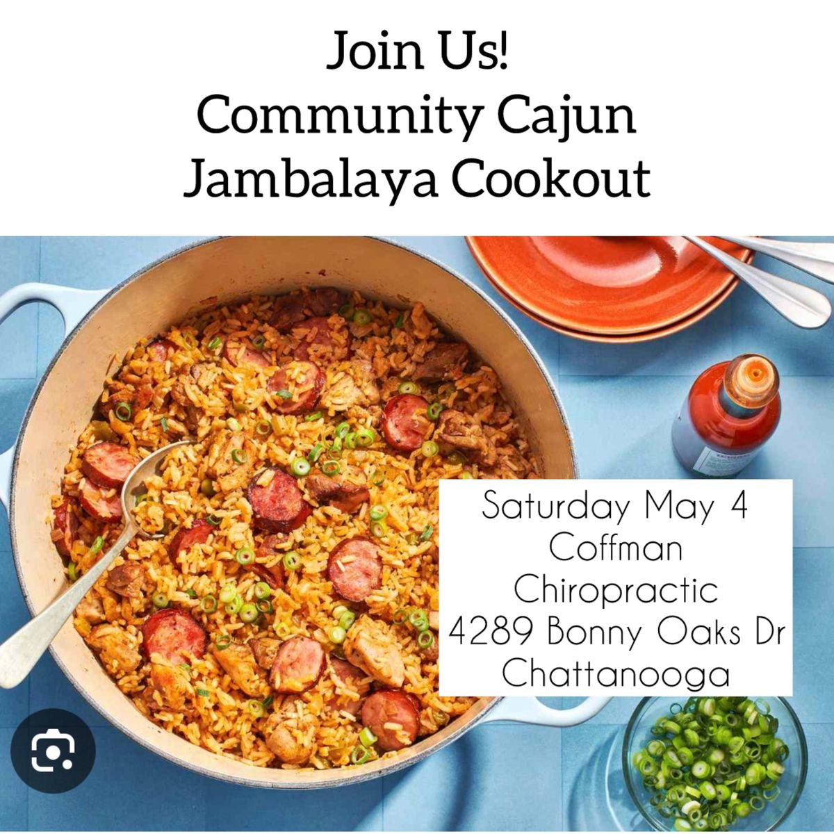 Community Cajun Jambalaya Cookout