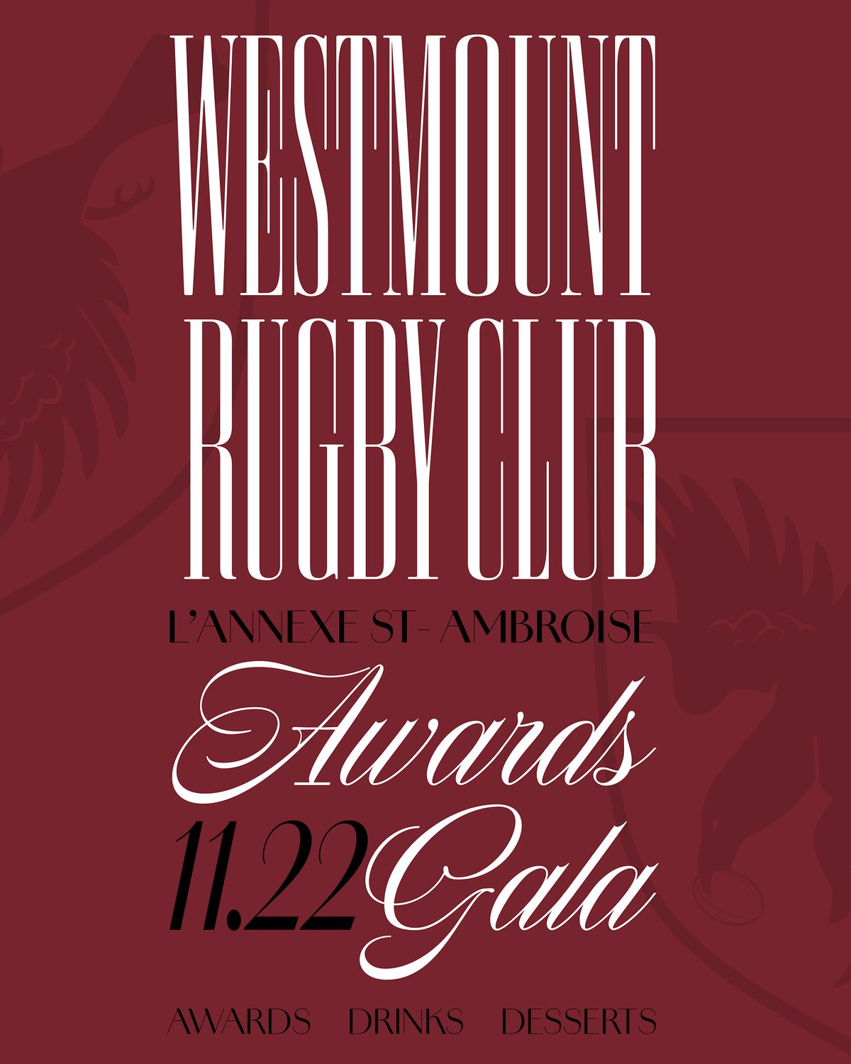 2024 Westmout Rugby Club Awards Gala