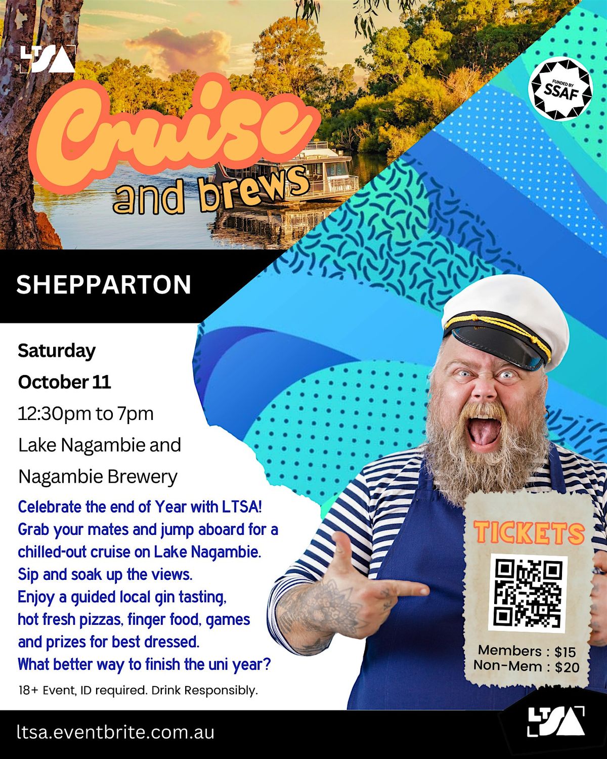 LTSA Shepparton - Cruise & Brews on Nagambie Lake