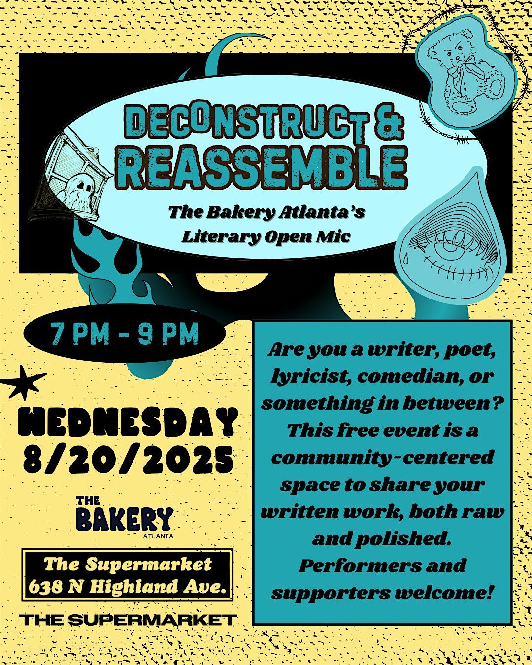 Deconstruct and Reassemble ~ Literary Open Mic