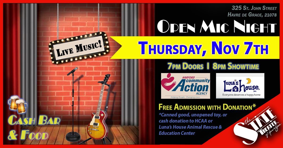 Open Mic Night & Jam Session