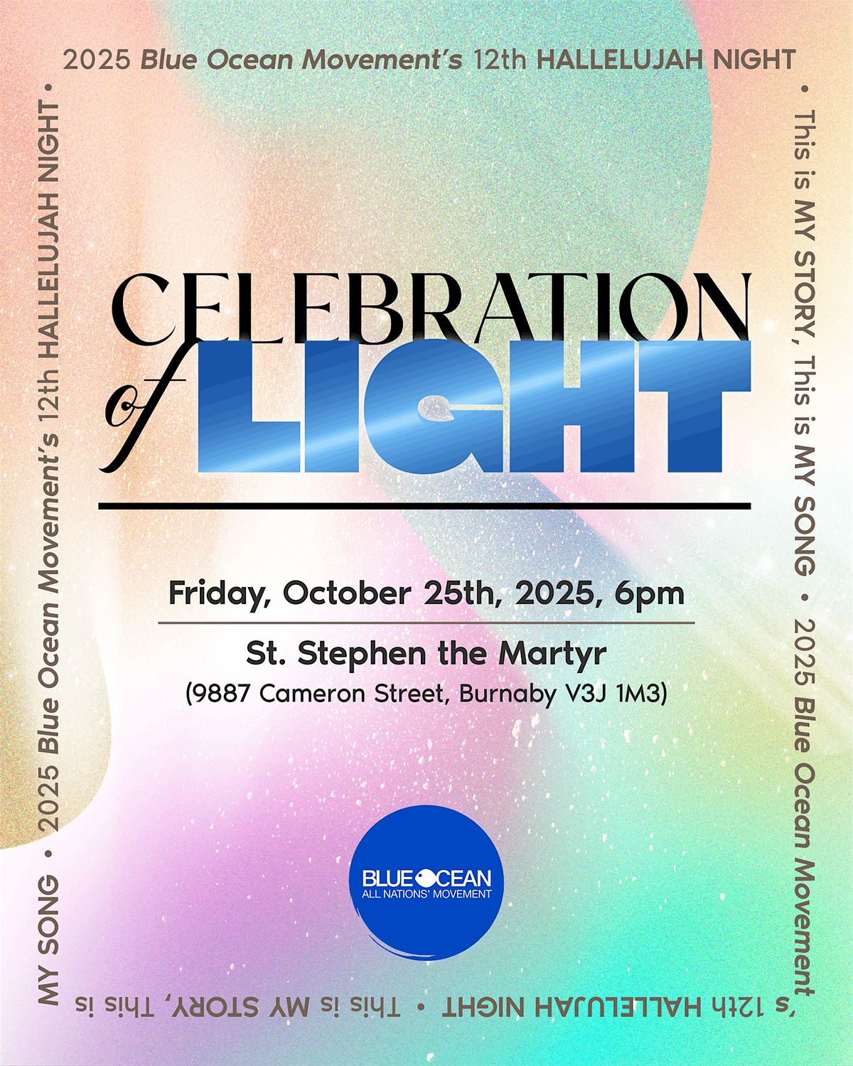 12th Hallelujah Night presented by Blue Ocean Movement