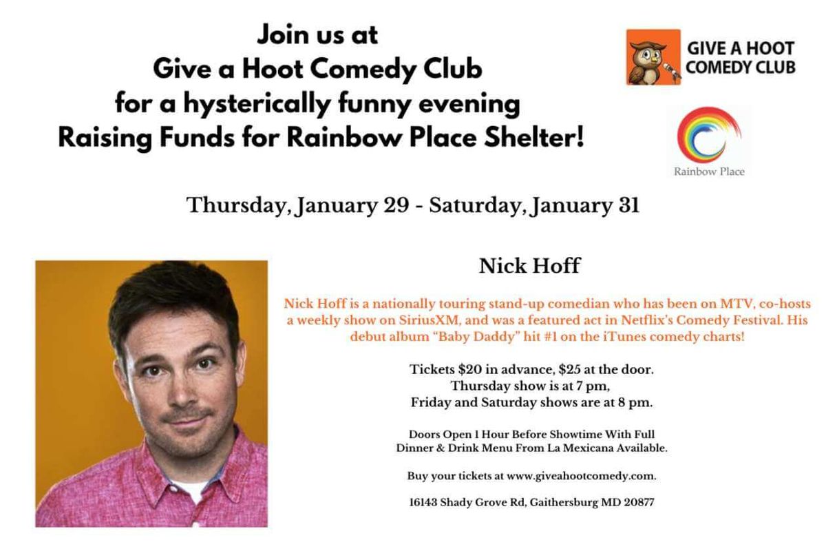 Nick Hoff at McCurdys Comedy Theatre