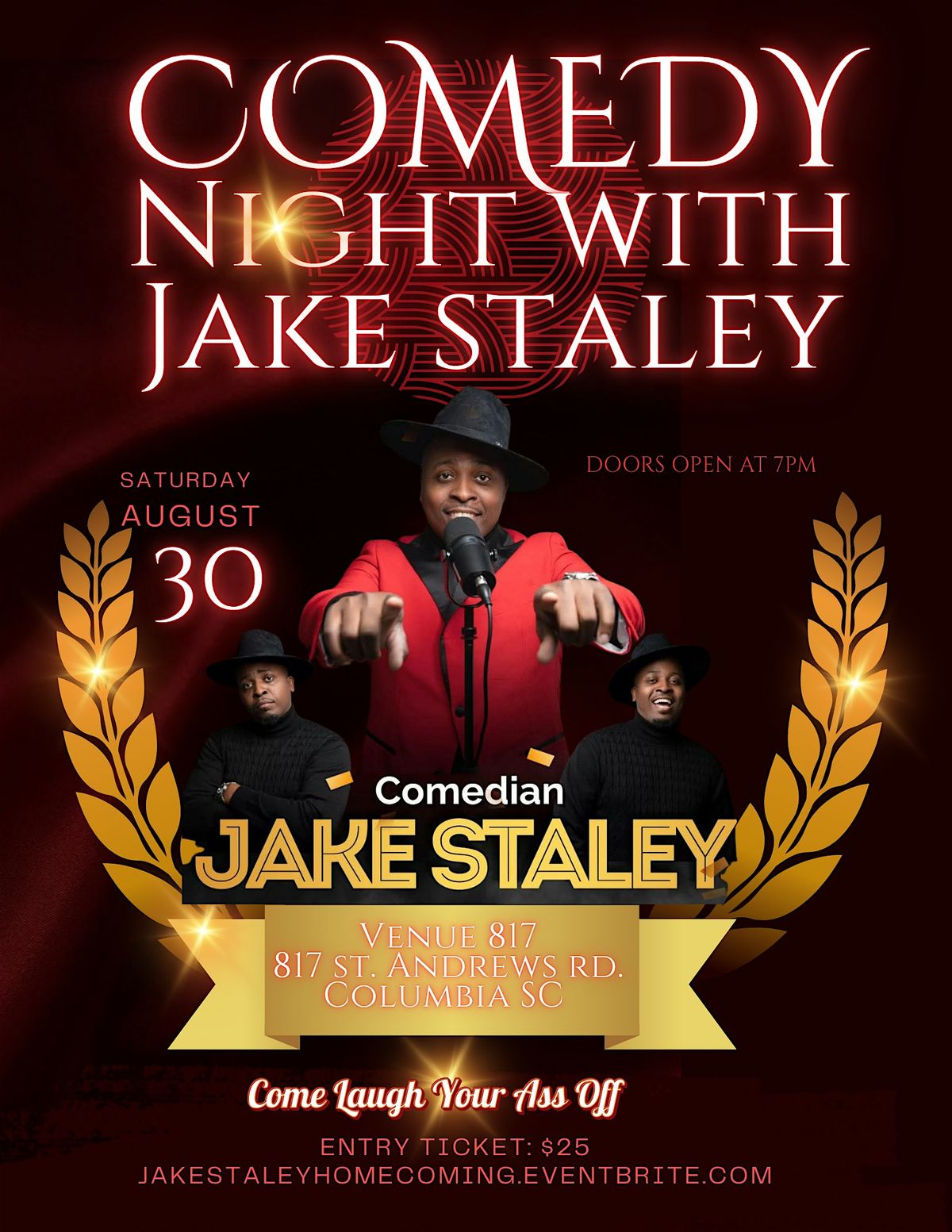 Jake Staley's home coming comedy show!