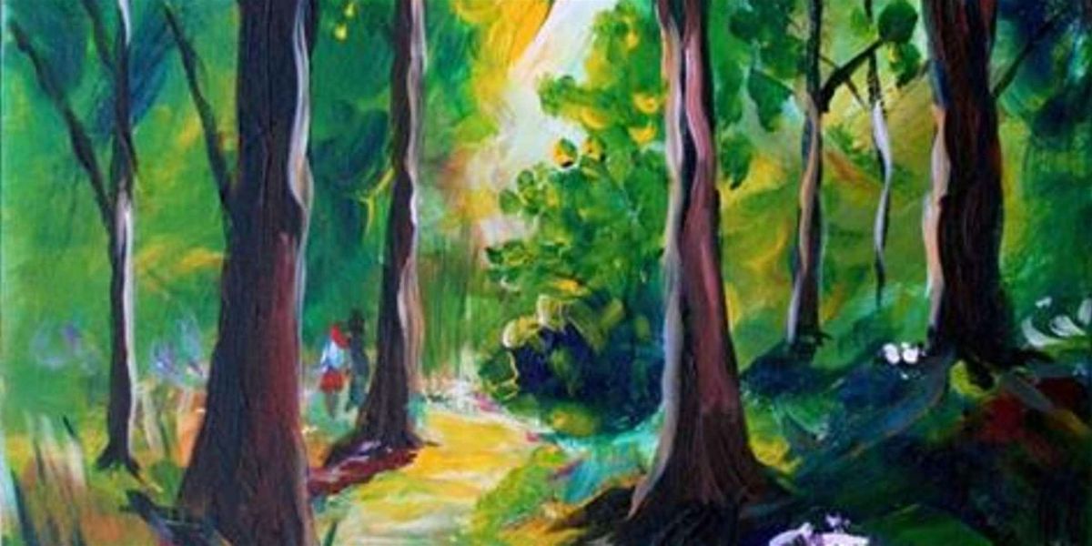 Beyond a Magical Forest's Winding Path - Paint and Sip by Classpop!\u2122