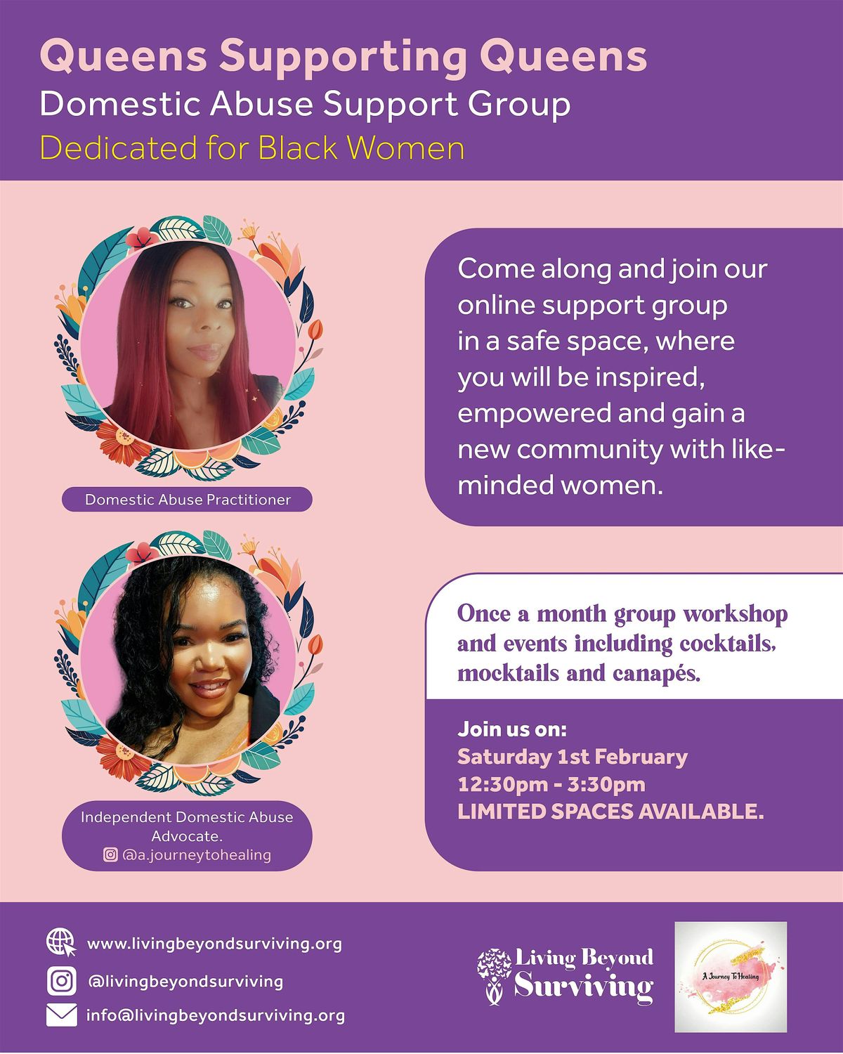 Queens Supporting Queens Domestic Abuse Support Group