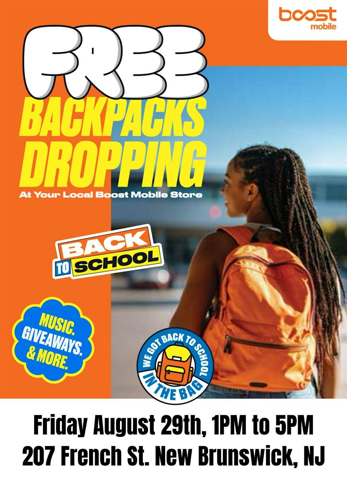 Boost Mobile Back to School Event