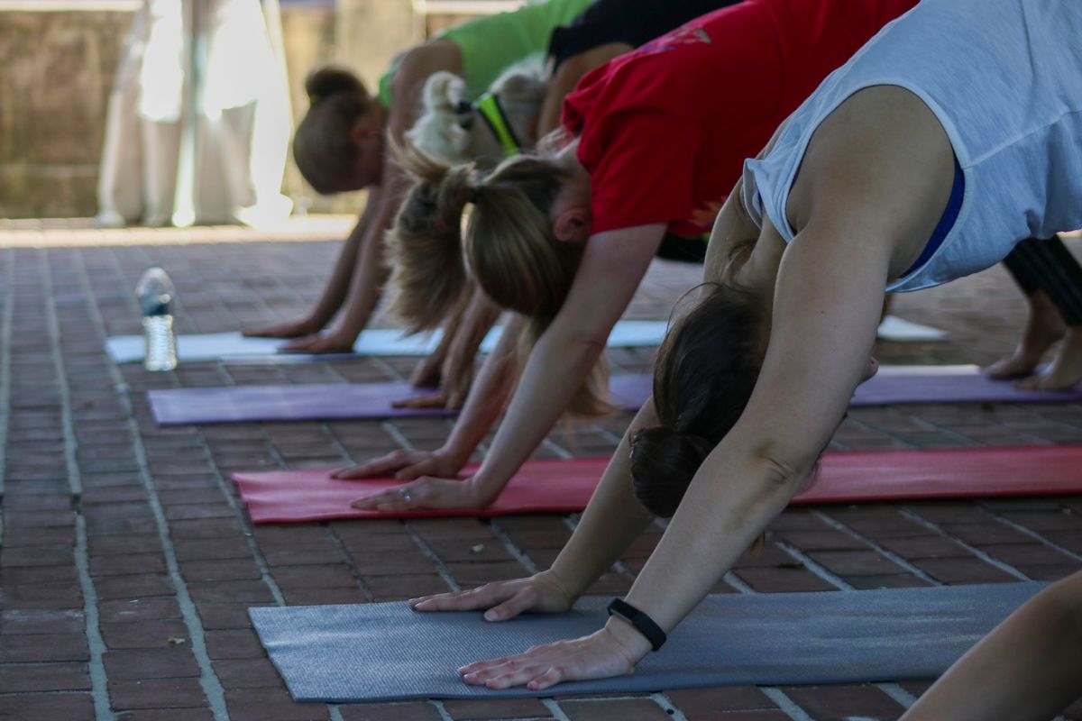 Yoga on the Magnolia Terrace-Happy Hour