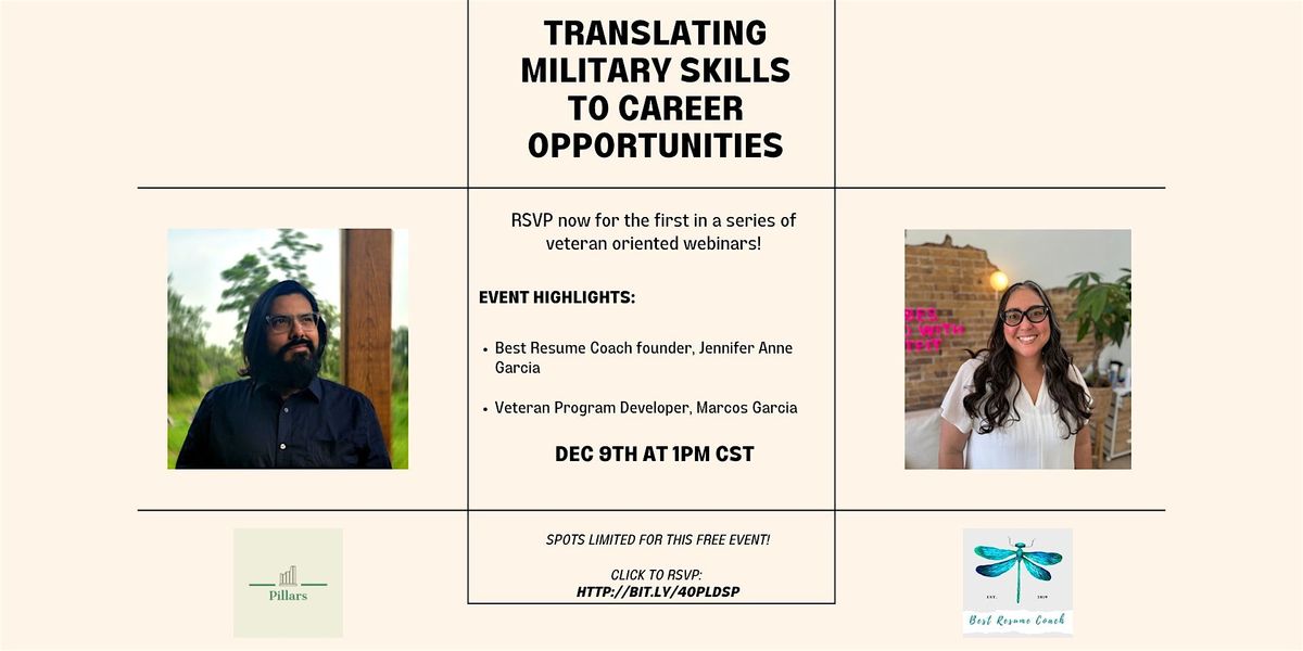 Veteran Career Transition Webinar