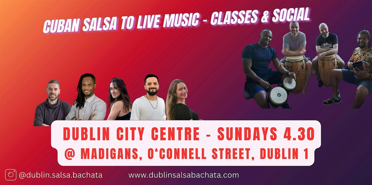 Live Cuban Salsa - Classes