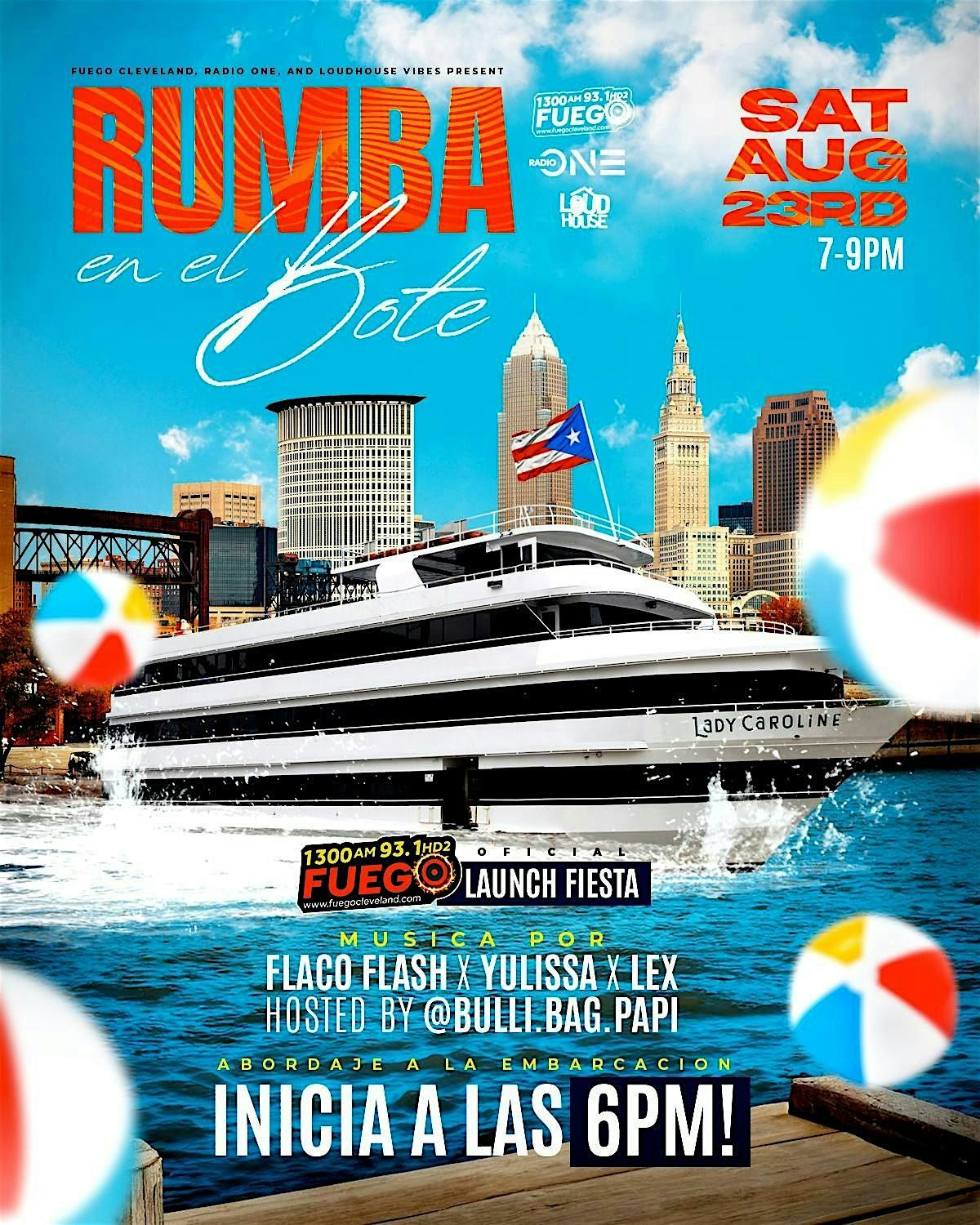 Rumba En El Bote - Fuego Cleveland Launch Fiesta Powered by LoudHouse Vibes