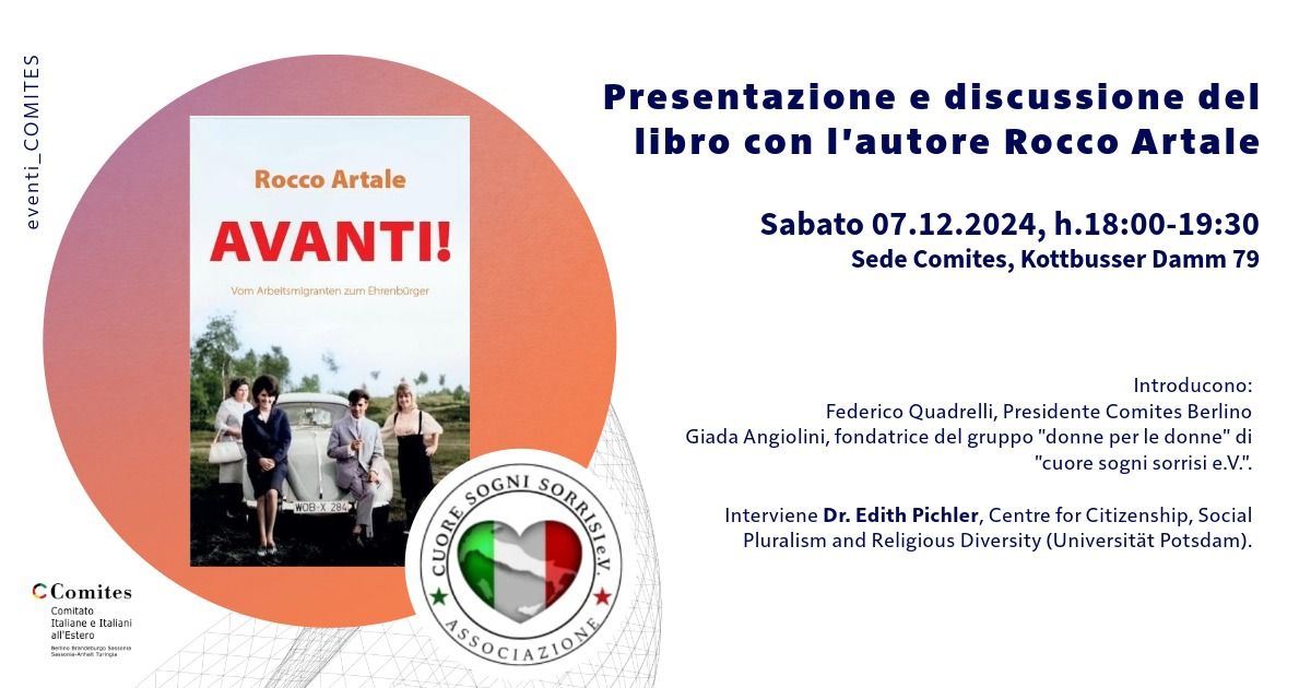 Presentazione del libro con l'autore Rocco Artale