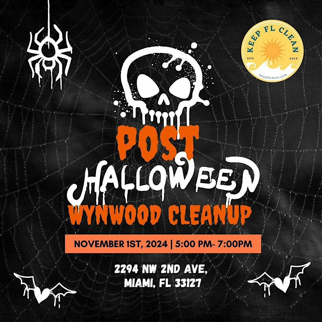 Post Halloween Wynwood Cleanup