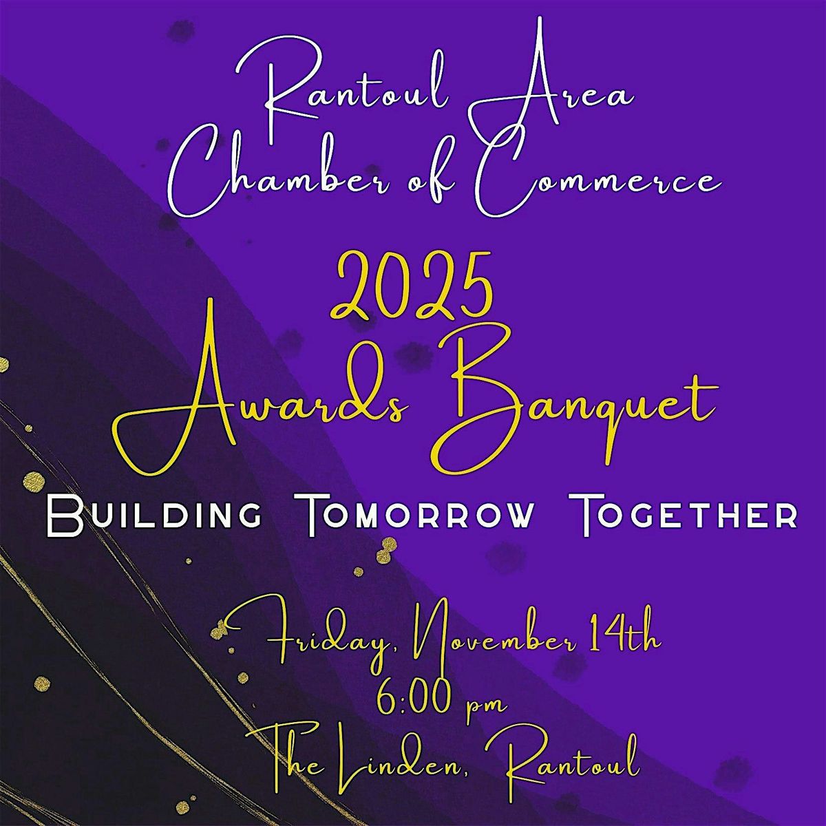2025 RACC Awards Banquet - Building Tomorrow Together
