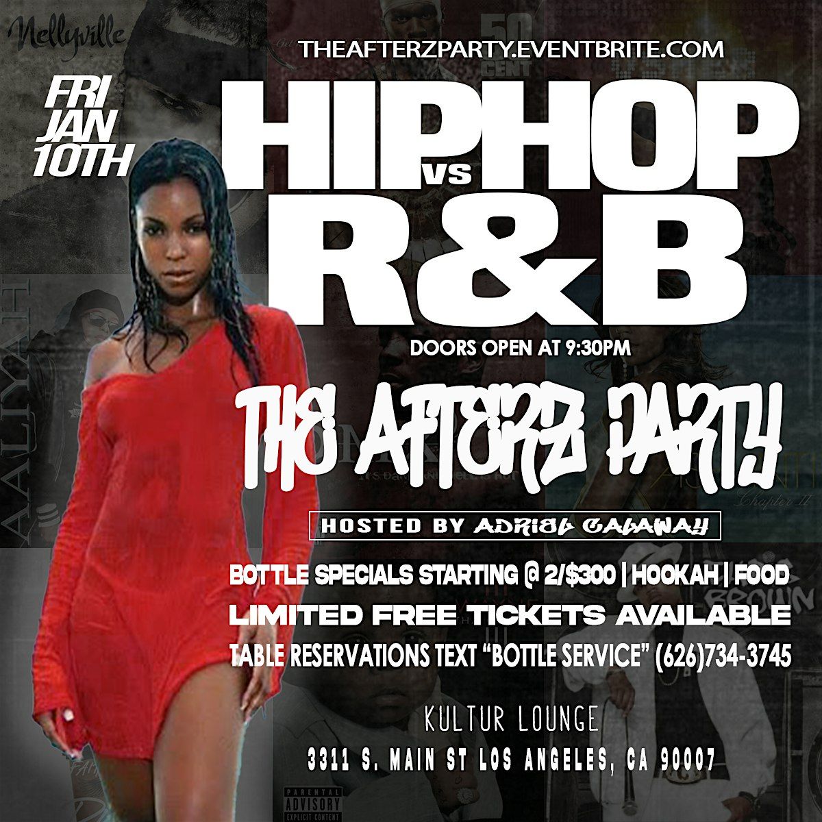 THE AFTERZ PARTY - HIP HOP VS R&B