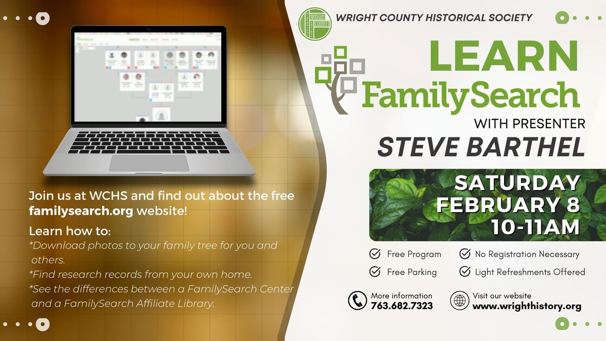 Learn FamilySearch.org at WCHS