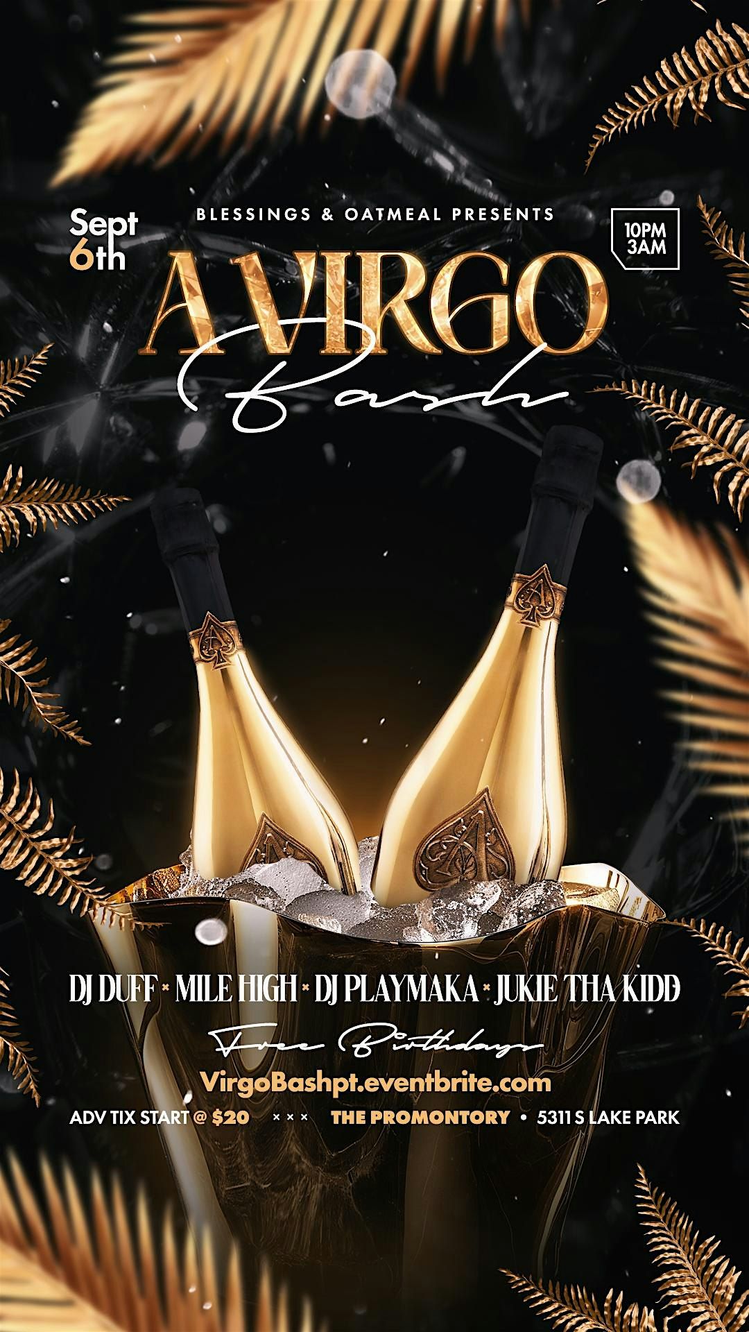 Blessings & Oatmeal Presents A Virgo Bash