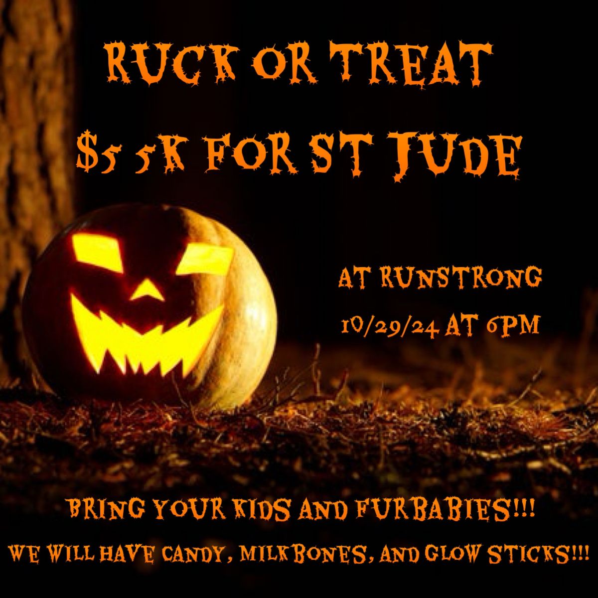 Ruck or Treat $5 5k for St Jude