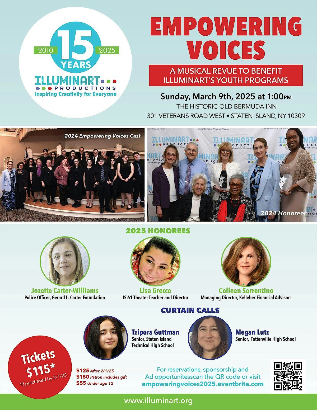 Empowering Voices 2025- 15 Year Anniversary!