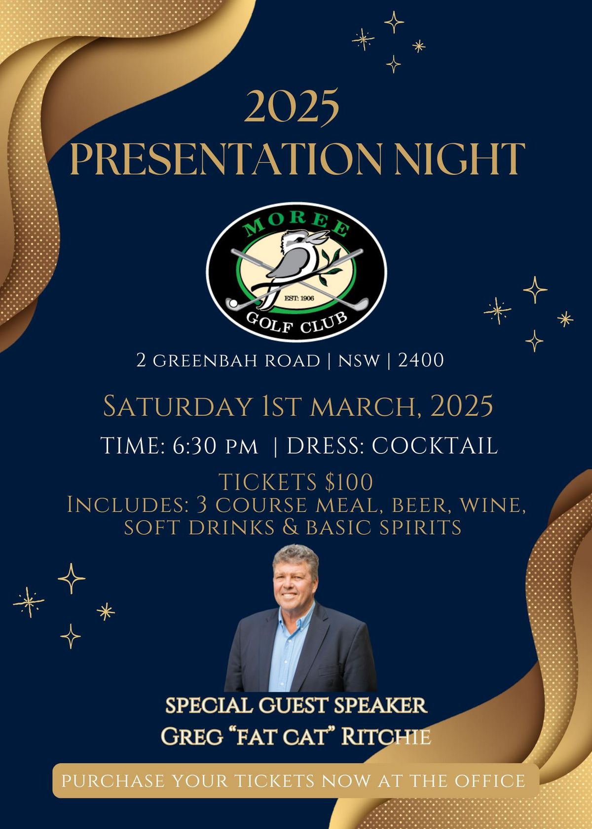 Moree Golf Club Presentation Night 