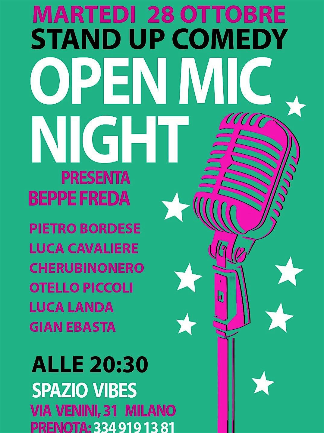 Open Mic Spazio Vibes - Nolo