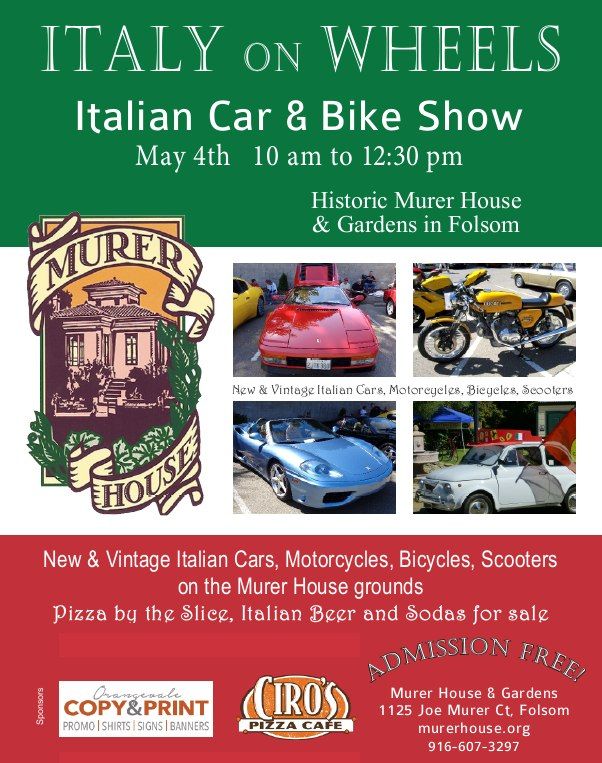 ITALY on WHEELS Italian Car & Bike Show