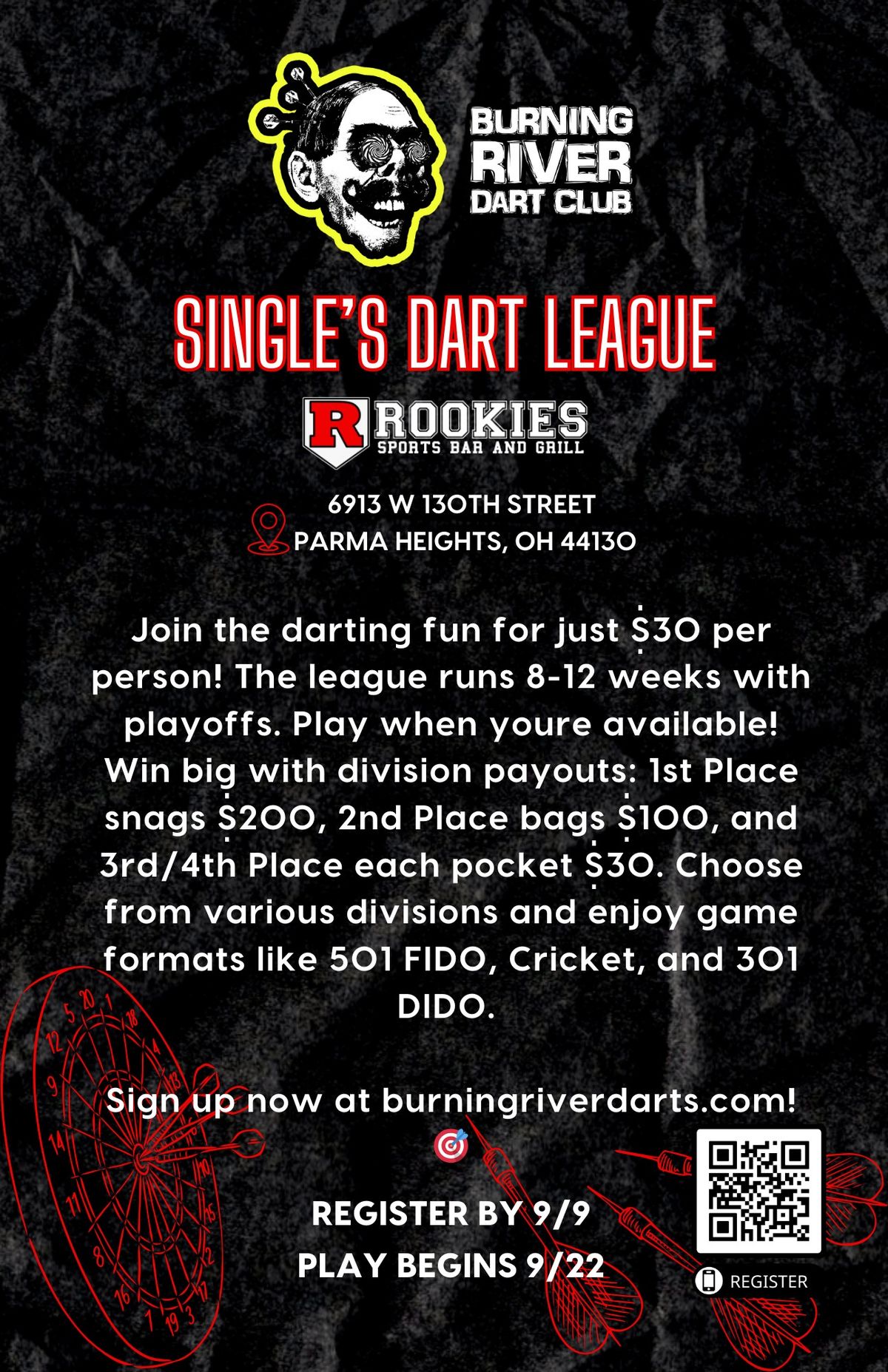 Singles Dart League