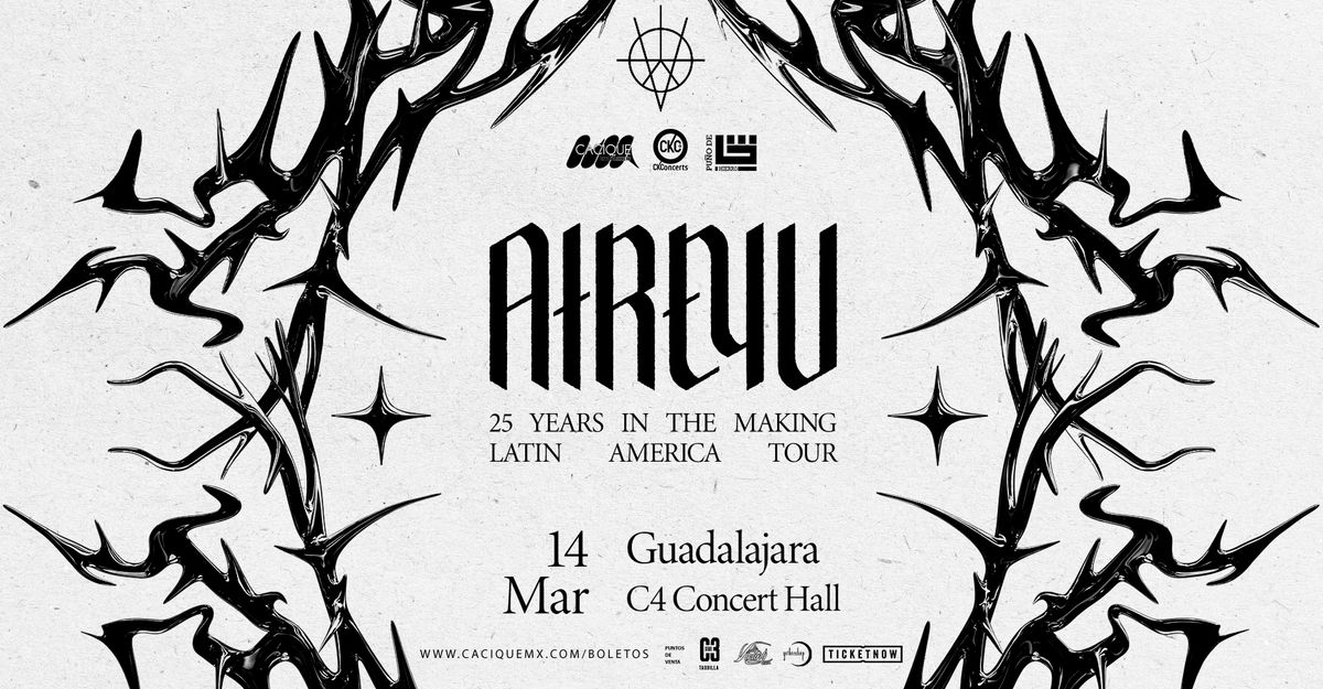 ATREYU en GDL \u2022 14 de Marzo \u2022 C4 Concert House