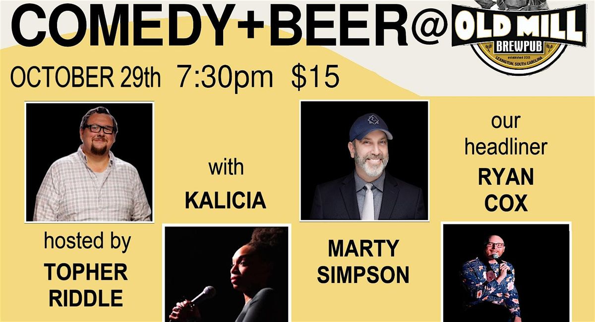 Comedy + Beer at Old Mill Brewpub