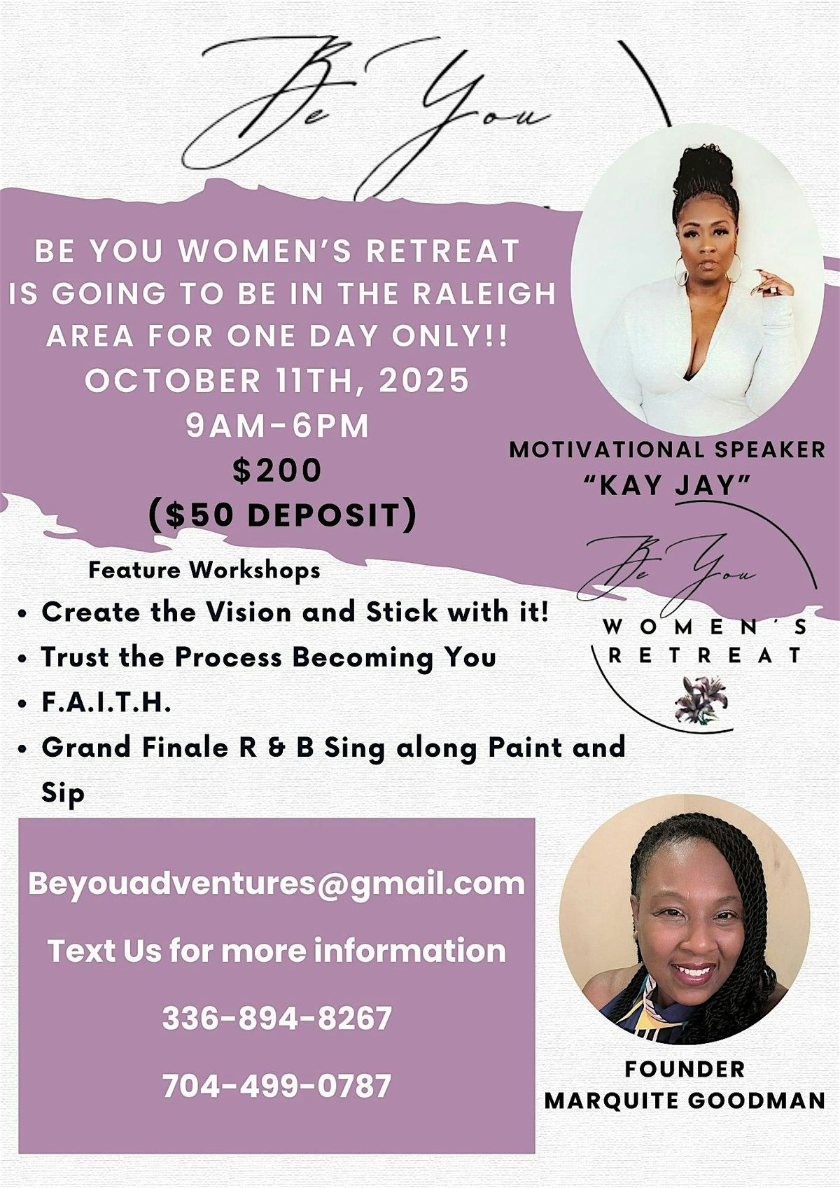 Be You One Day Women's Retreat