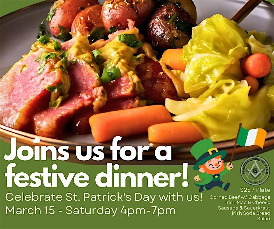 St.patricks Day Dinner Event