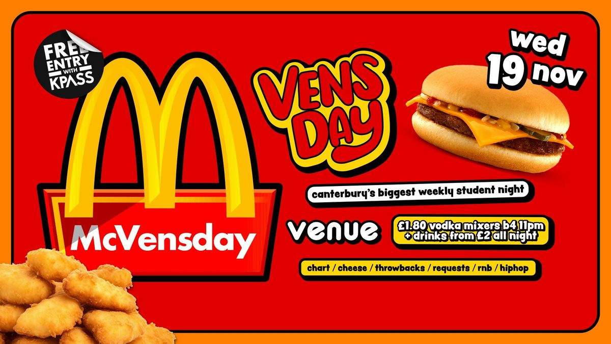 MCVENSDAY - Free Maccies