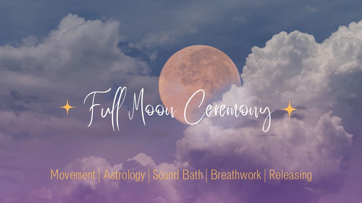 Full Moon Release Ceremony + Sound Bath