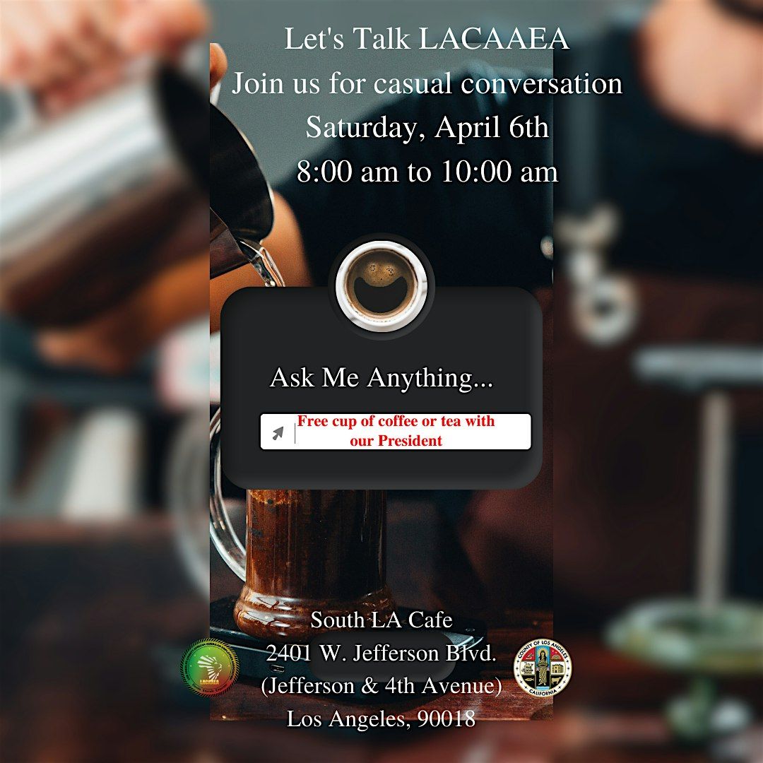 LET'S TALK LACAAEA - COFFEE CHAT