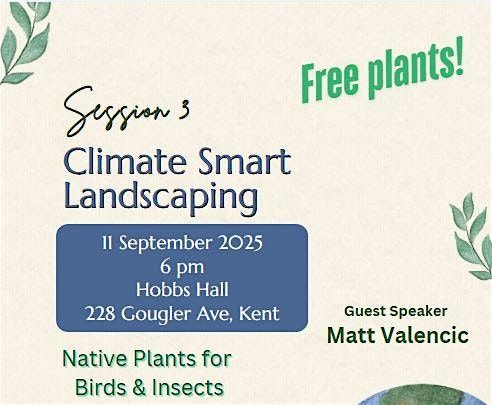 Climate Smart Landscaping Session #3