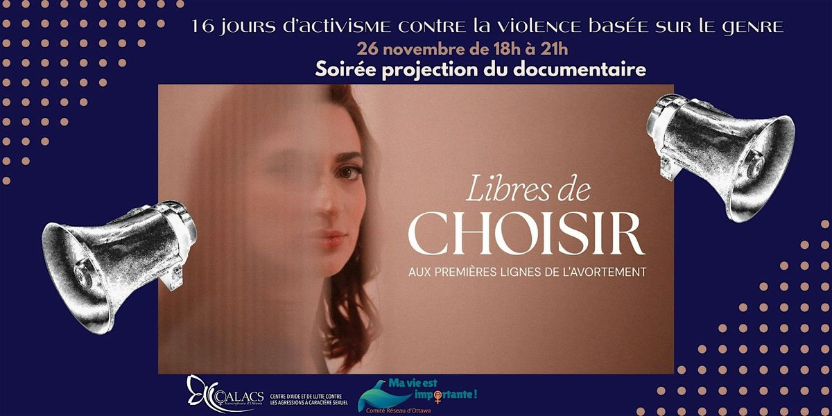 Projection de film et discussion : Libres de choisir