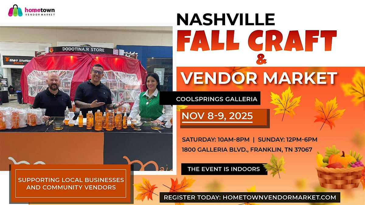 Nashville Fall Craft and Vendor Market