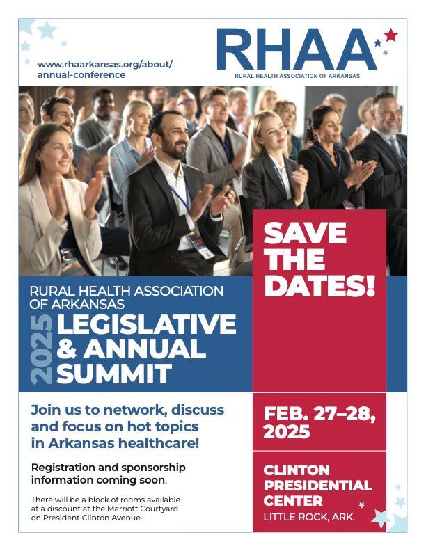 2025 Rural Health Association of Arkansas- Legislative & Annual Summit