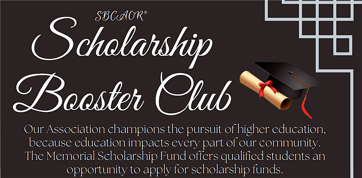 SBCAOR Scholarship Booster Club 2025