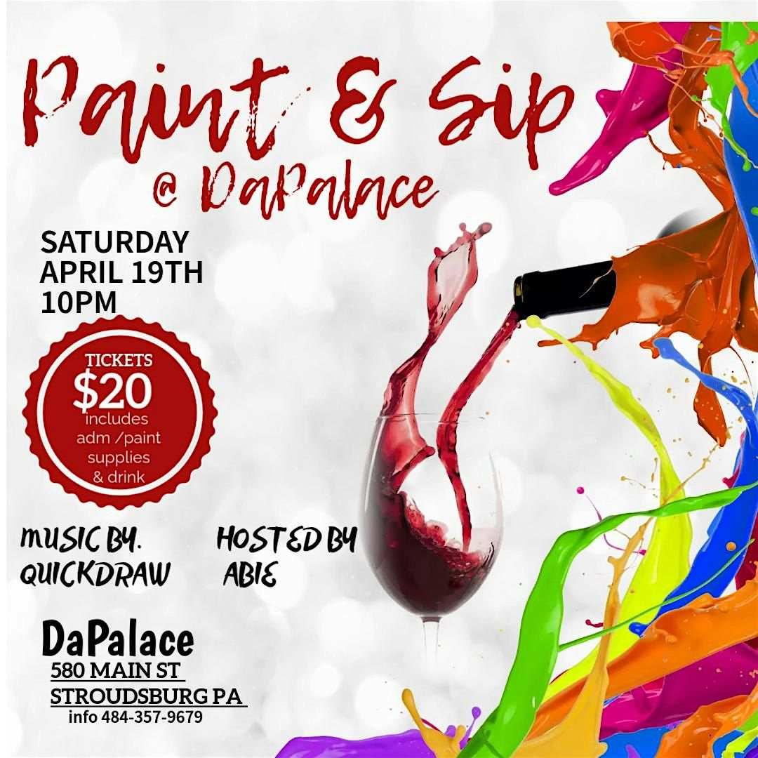 Sip & Paint at DaPalace