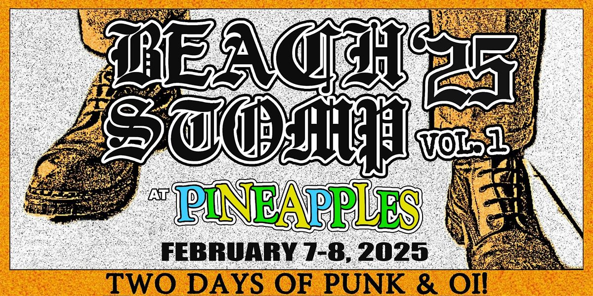 Beach Stomp Fest '25 ft. The Virus, The Prowlers & More at Pineapples